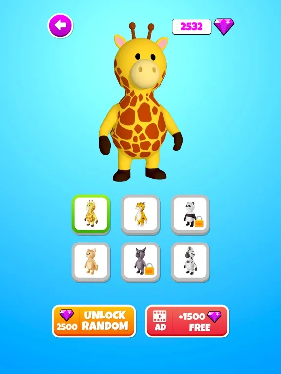 Tangkapan skrin Real Long Neck Run: Ring stack iPad 