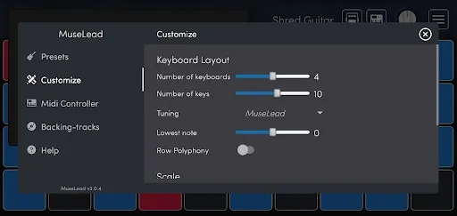 Скриншоты MuseLead Synthesizer