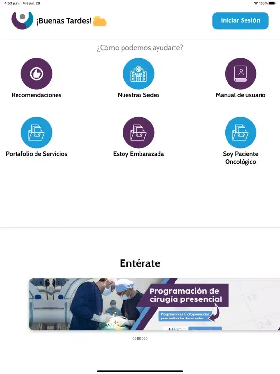 Скриншоты San Rafael Contigo iPad 