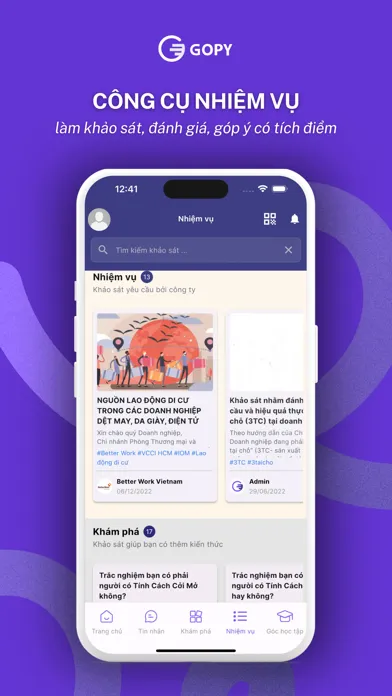 ภาพหน้าจอของ Gopy