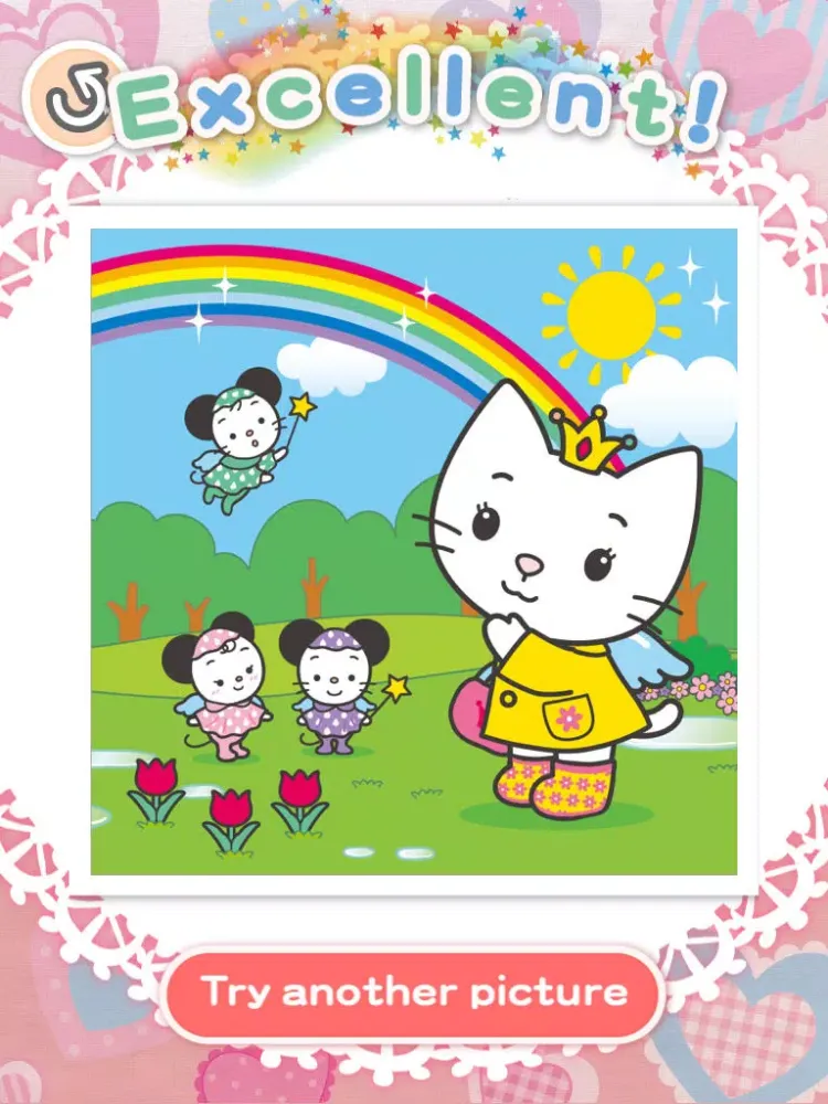 Angel Cat Sugar - Touch 'n Turn Puzzle iPad  スクリーンショット