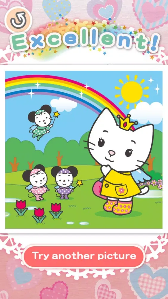 Angel Cat Sugar - Touch 'n Turn Puzzle スクリーンショット