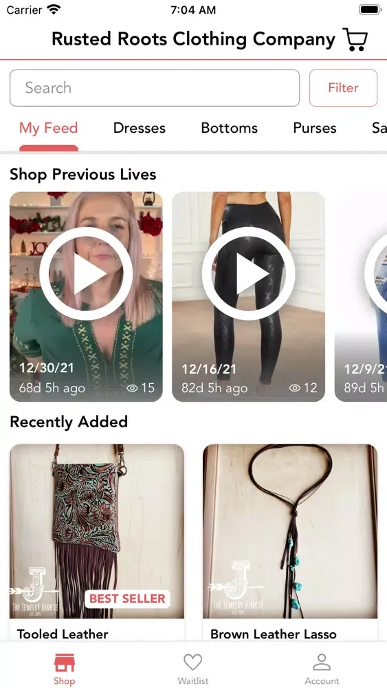 Rusted Roots Clothing Company Screenshots