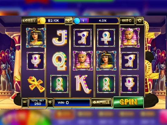Epic Egyptian casino iPad  スクリーンショット
