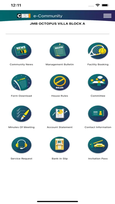 Capturas de pantalla de CSS eCommunity