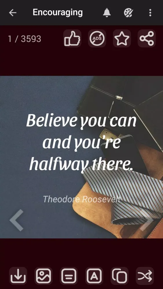 Ảnh chụp màn hình của Powerful Motivational Quotes