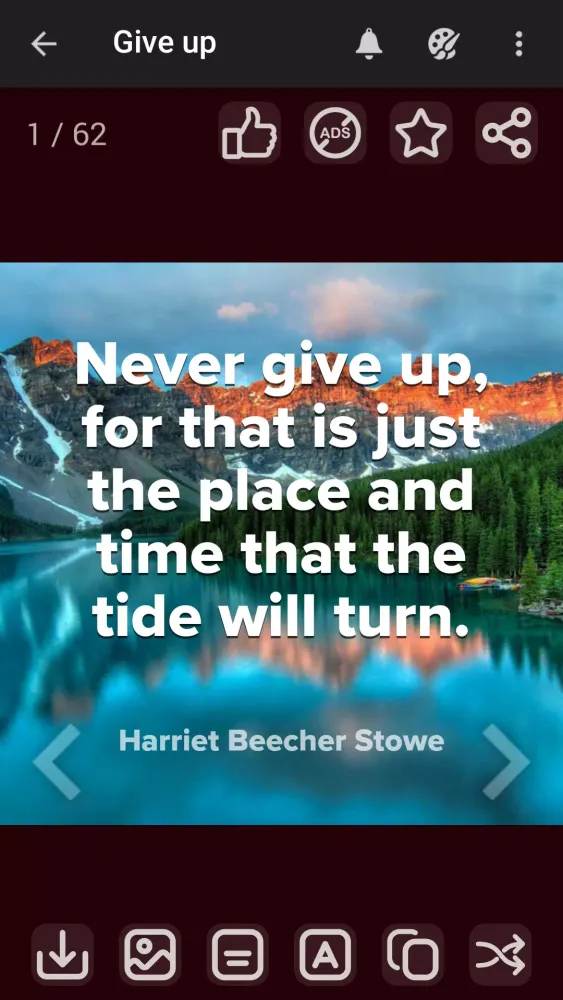 Ảnh chụp màn hình của Powerful Motivational Quotes