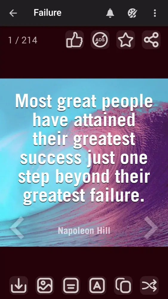 Ảnh chụp màn hình của Powerful Motivational Quotes