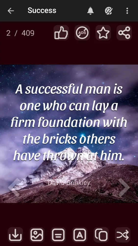 Ảnh chụp màn hình của Powerful Motivational Quotes