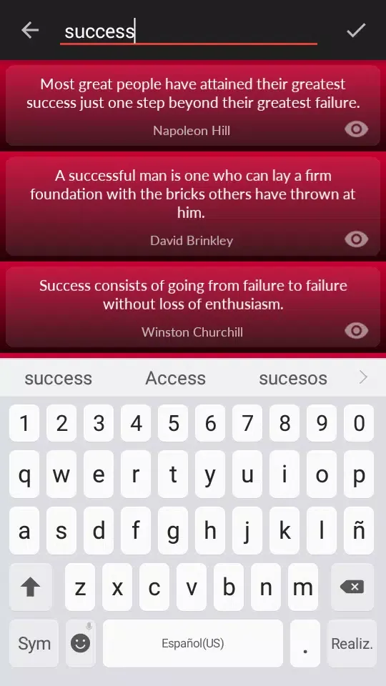 Ảnh chụp màn hình của Powerful Motivational Quotes