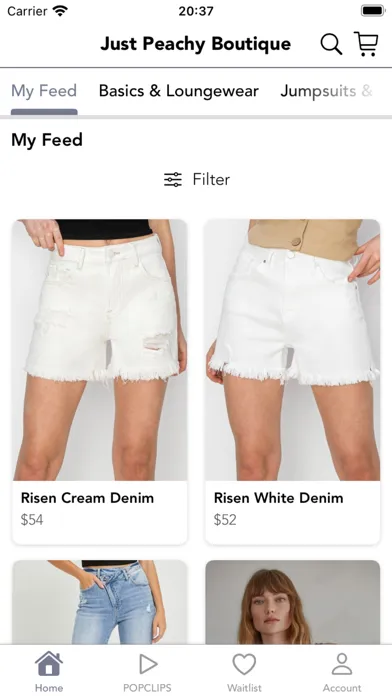 Captures d'écran de Just Peachy Boutique