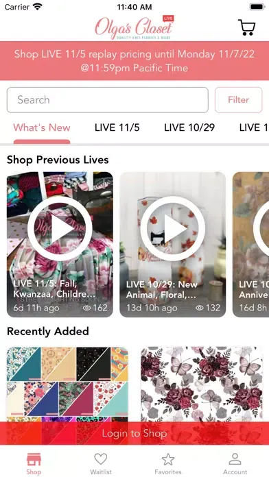 Capturas de pantalla de Olga's Closet LIVE