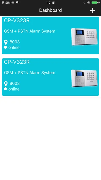 Tangkapan skrin Alarm 4 home +