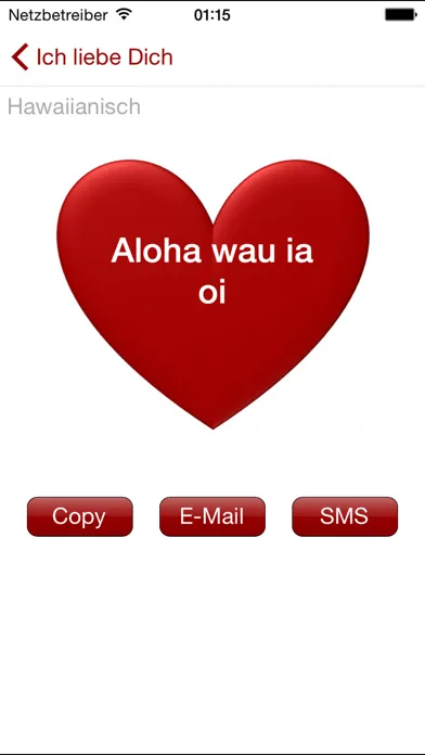 Capturas de tela do I love you - in many languages