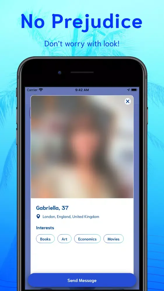Blurry Chat - Chat, Meet, Date سکرین شاٹس