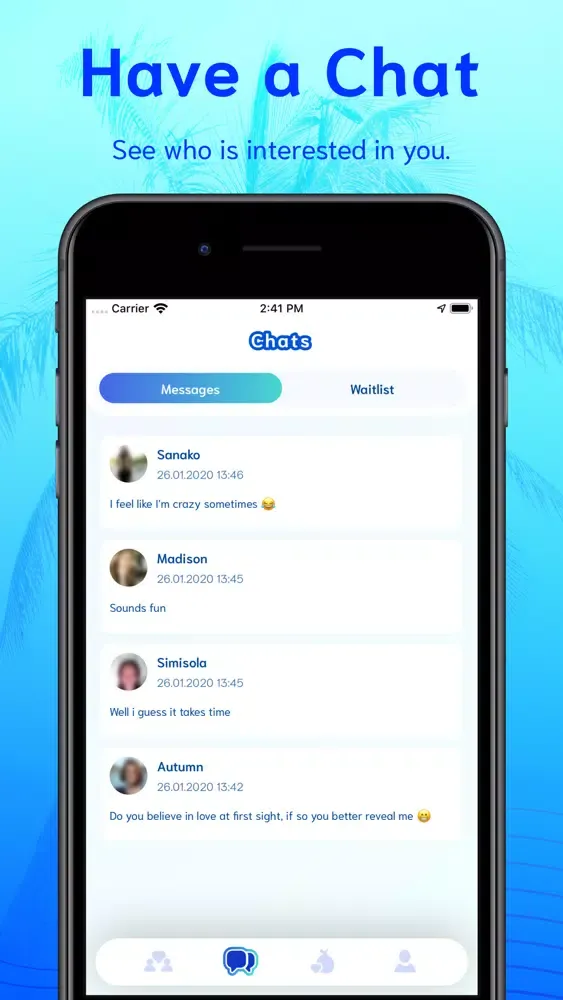 Blurry Chat - Chat, Meet, Date سکرین شاٹس