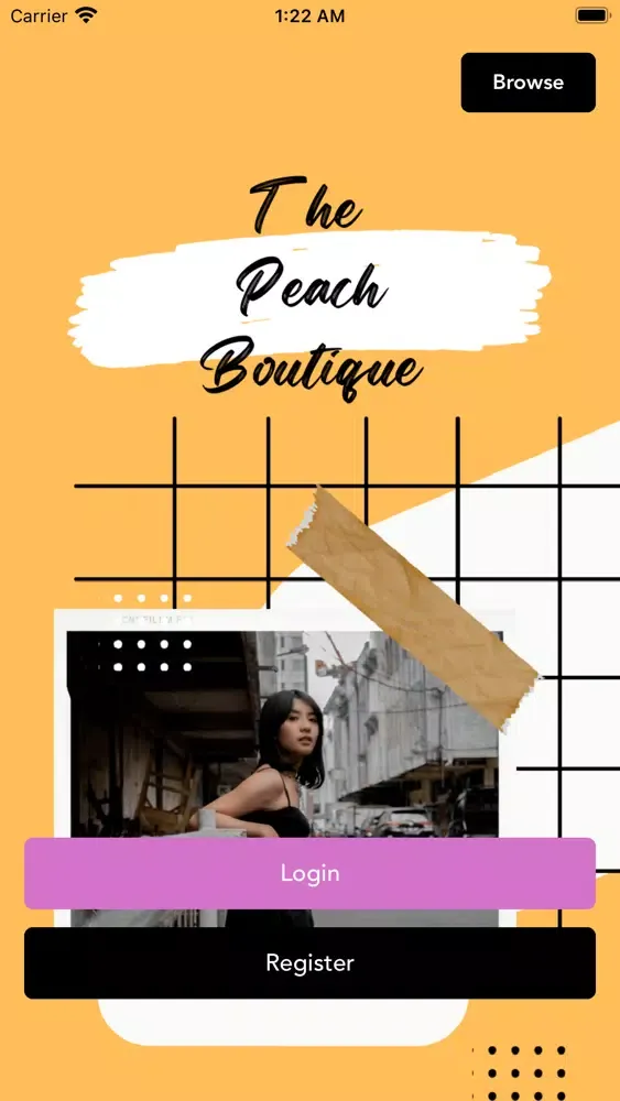 Tangkapan layar Peach Boutique