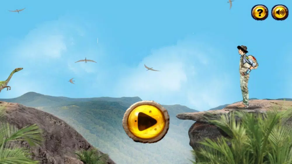Tangkapan skrin Dinosaur Adventure : Footprint