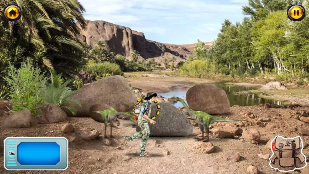 Tangkapan skrin Dinosaur Adventure : Footprint