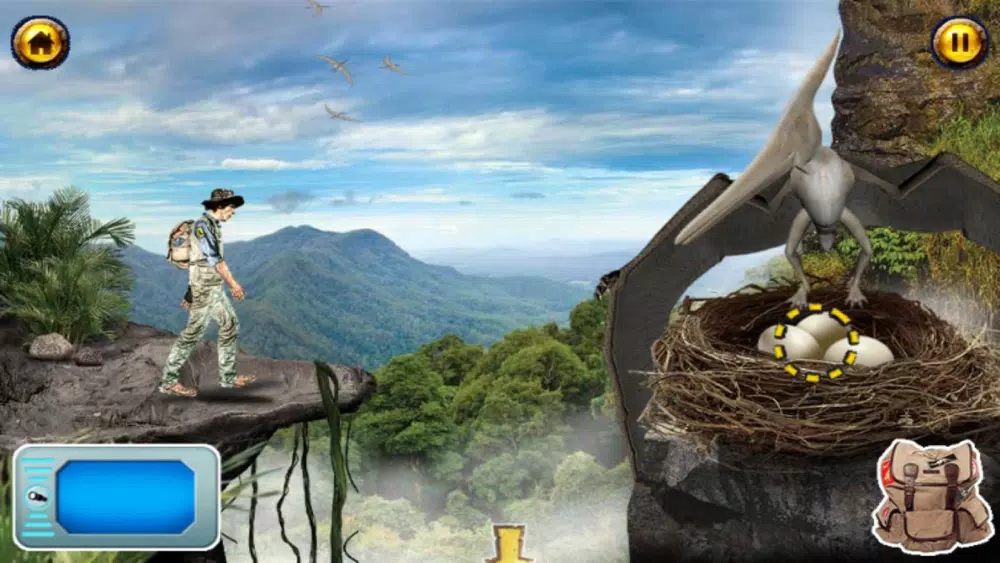 Tangkapan skrin Dinosaur Adventure : Footprint