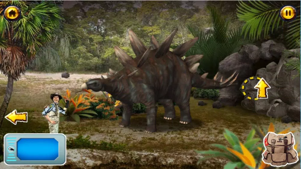 Tangkapan skrin Dinosaur Adventure : Footprint