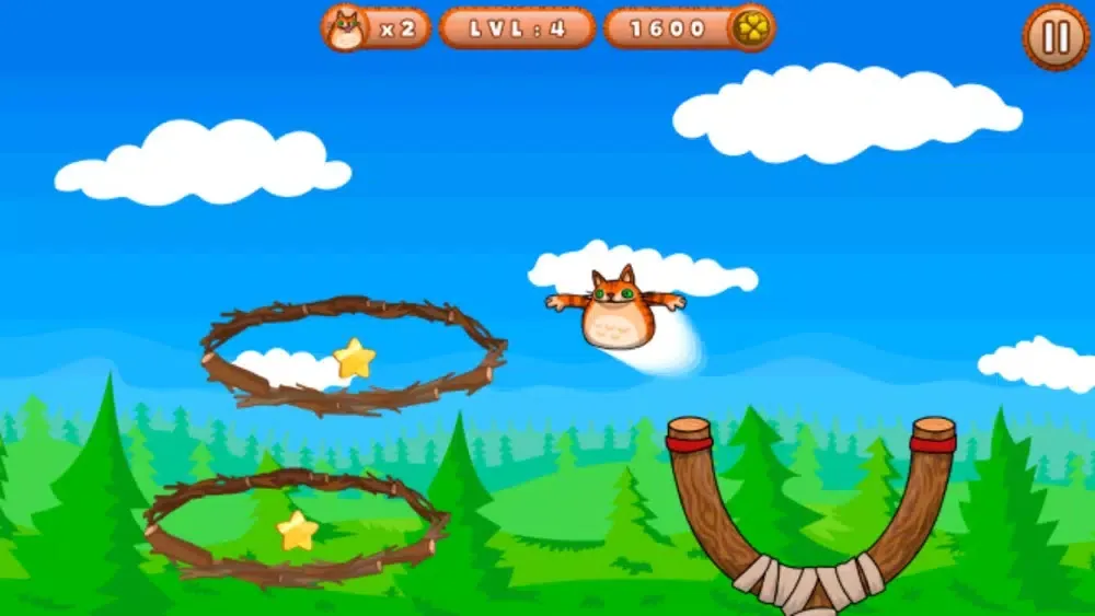 تصاویر Happy Launch Cat Fly!
