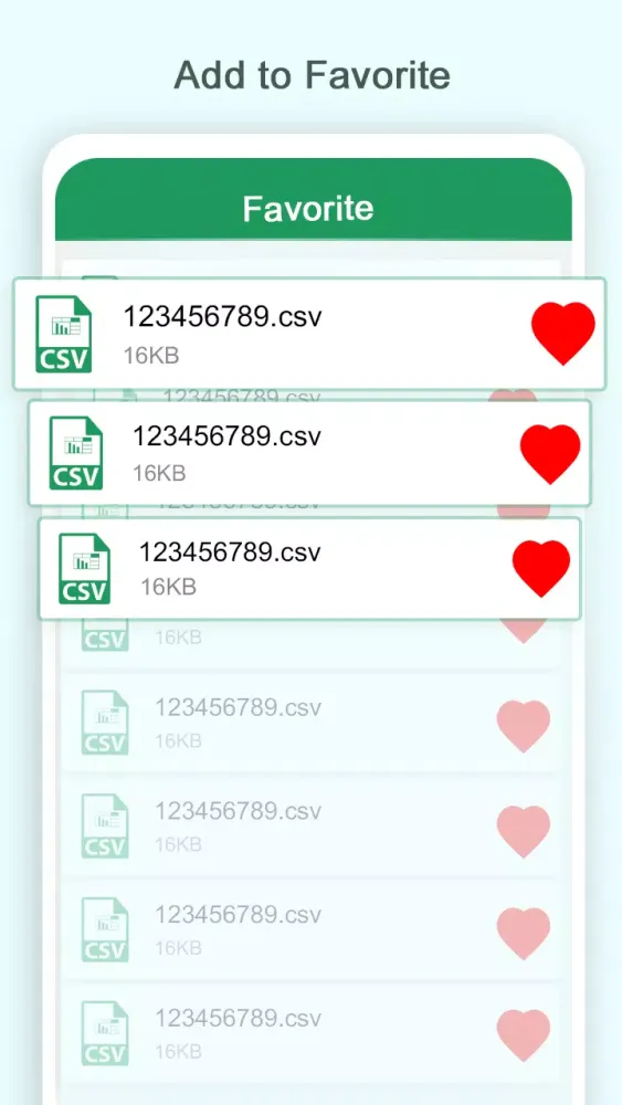 CSV File Reader & CSV Viewer स्क्रीनशॉट