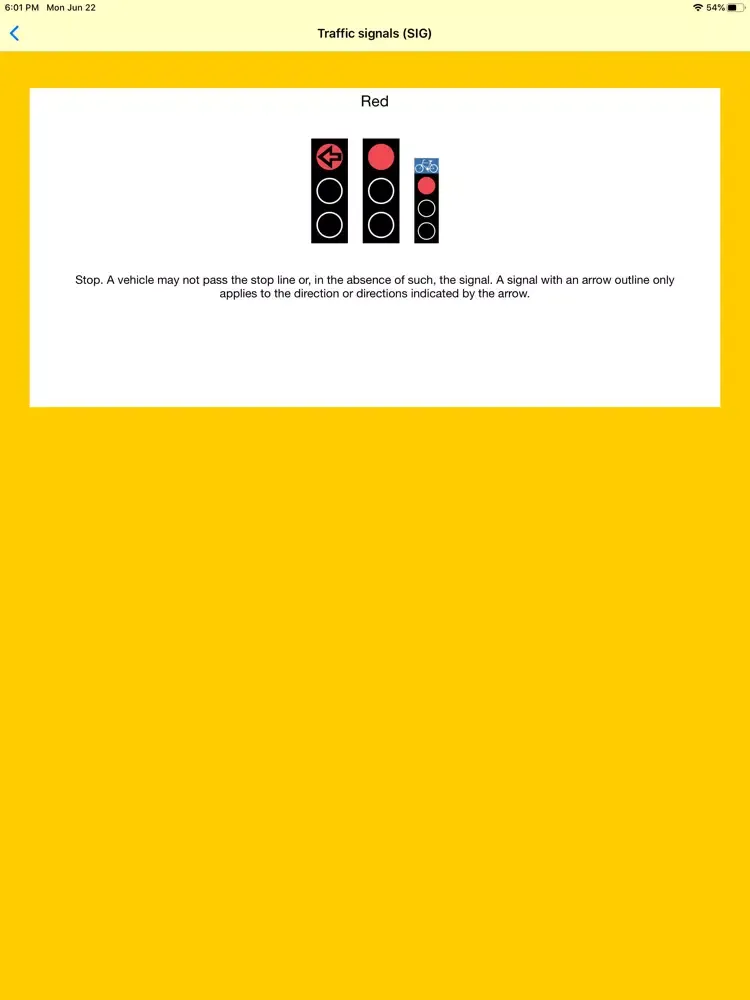 Swedish RoadSigns - Lite iPad  스크린샷