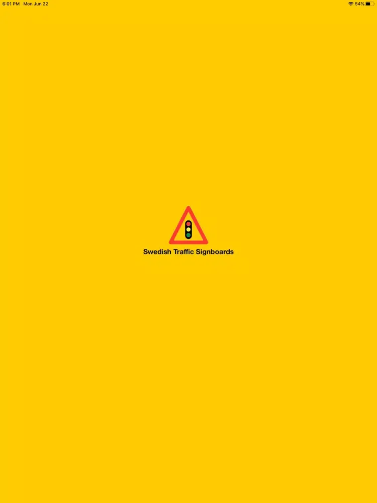 Swedish RoadSigns - Lite iPad  스크린샷