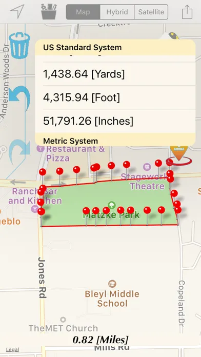 Zrzuty ekranu Geo Measure It
