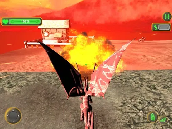 Capturas de tela do Game of Flying Dragon Simulator iPad 