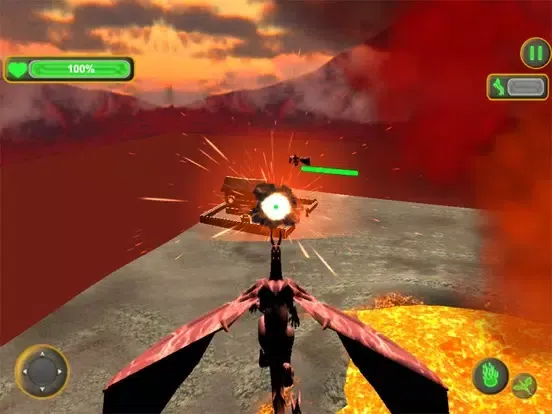 Capturas de tela do Game of Flying Dragon Simulator iPad 