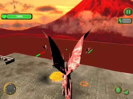 Capturas de tela do Game of Flying Dragon Simulator iPad 