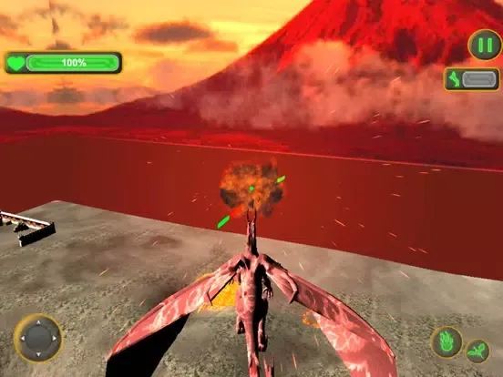 Capturas de tela do Game of Flying Dragon Simulator iPad 