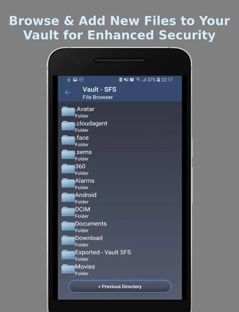 Vault - Secure File Storage Screenshots