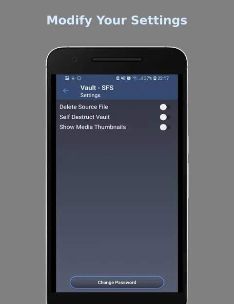 Vault - Secure File Storage Screenshots