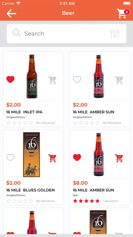 Tangkapan skrin Atlantic Liquors