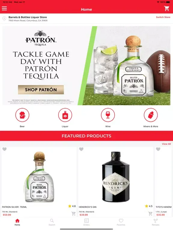 Скриншоты Barrels & Bottles Liquor Store iPad 