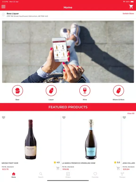 Captures d'écran de Boss Liquor Discounter iPad 