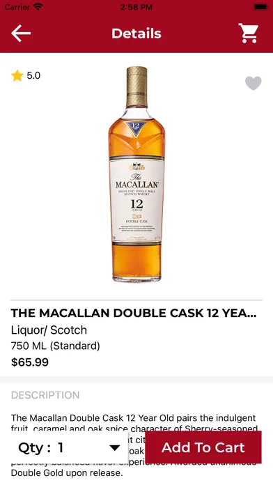 Screenshot di Camelot Square Wine & Spirits