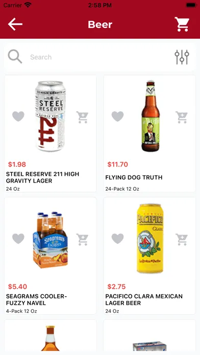 Screenshot di Camelot Square Wine & Spirits