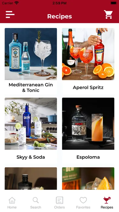 Screenshot di Camelot Square Wine & Spirits