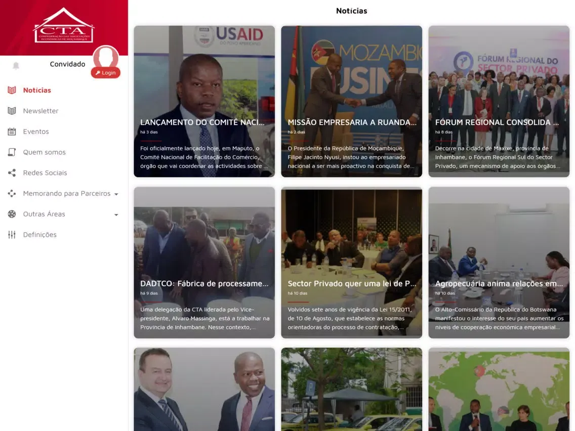 Screenshot di CTA Connect iPad 
