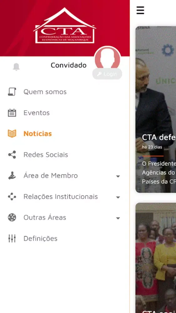 Screenshot di CTA Connect
