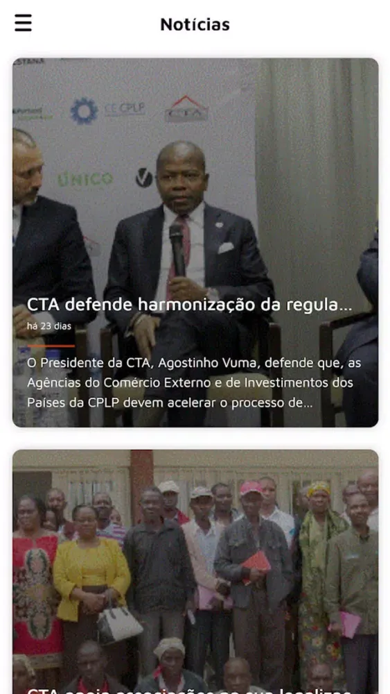 Screenshot di CTA Connect