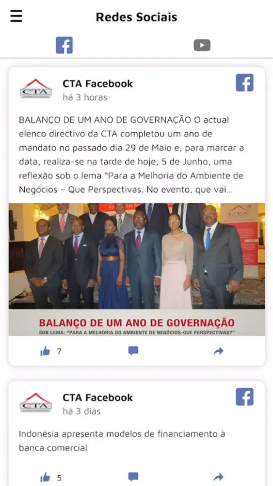 Screenshot di CTA Connect