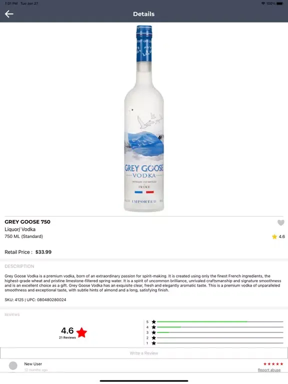Dillon Ridge Liquors iPad  스크린샷