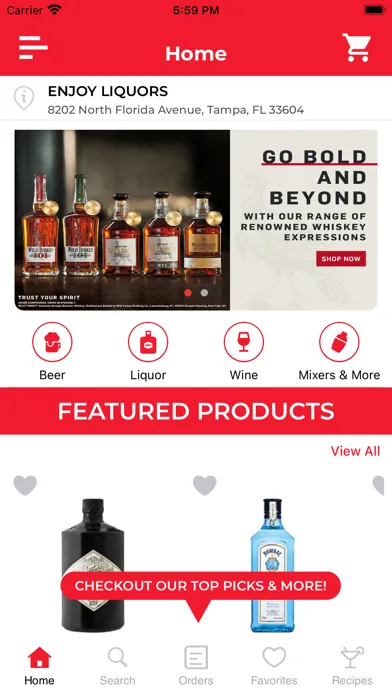 Enjoy Liquors スクリーンショット