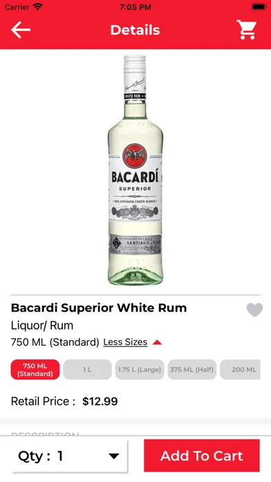 Capturas de tela do McFarland Wine & Spirits