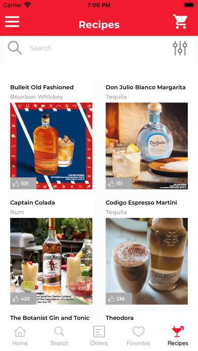Capturas de tela do McFarland Wine & Spirits